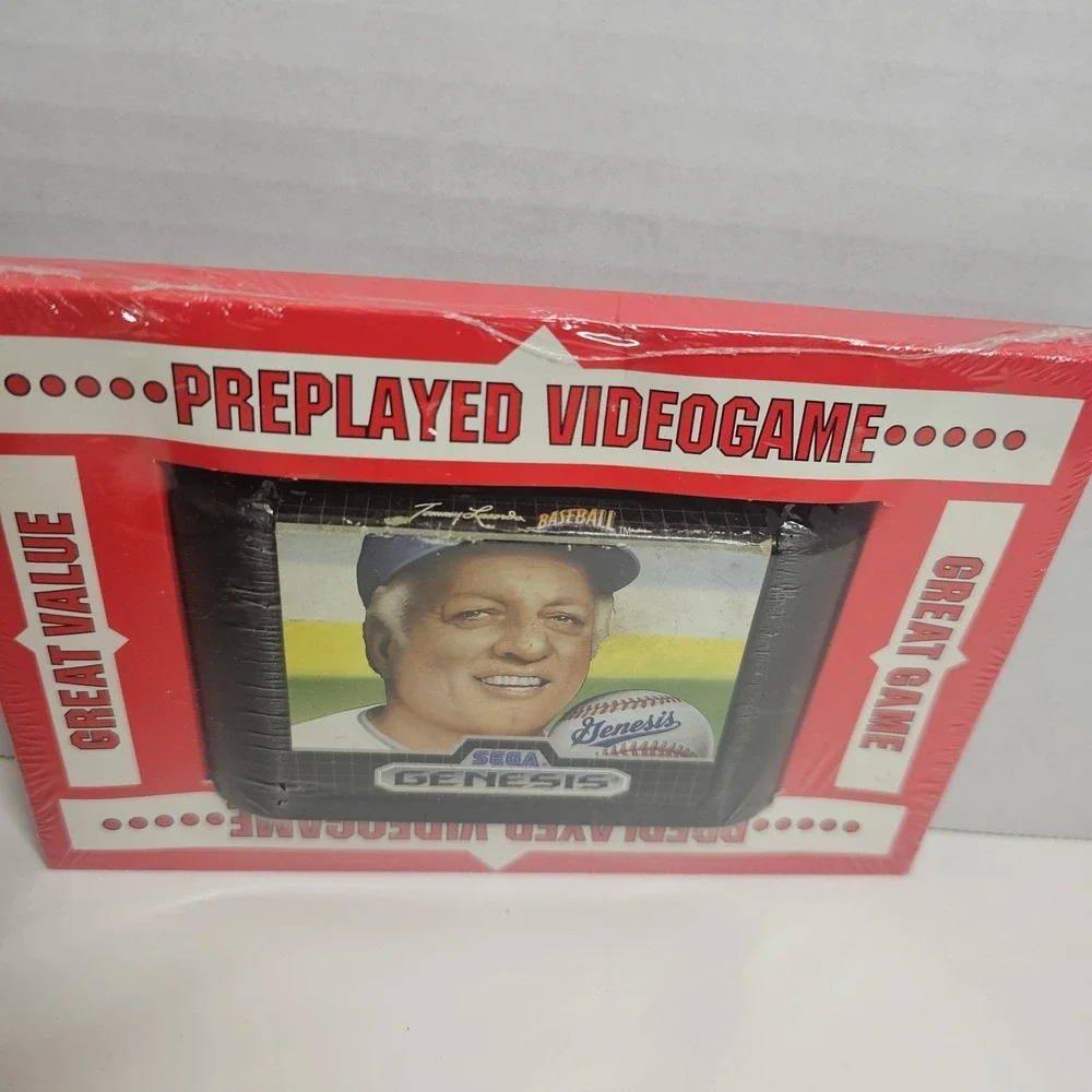 Tommy‎ Lasorda Baseball Sega Genesis GAME ONLY. Sealed Preplayed Package